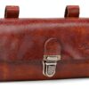 Gusti Fabrice P. Borsa da sella in pelle per manubrio, borsa per attrezzi, borsa in pelle vintage-0
