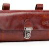 Gusti Fabrice P. Borsa da sella in pelle per manubrio, borsa per attrezzi, borsa in pelle vintage-5