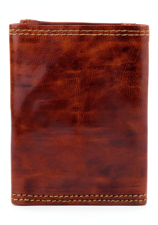 Portafoglio Gusti Leder in vera pelle marrone modello A144 unisex-5