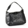 Borsa a tracolla donna in pelle Gusti Hannah Nero, design elegante-6