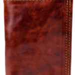 Portafoglio Gusti Leder in vera pelle marrone modello A144 unisex-0