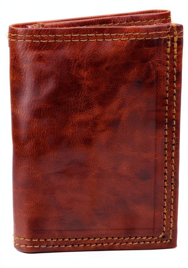 Portafoglio Gusti Leder in vera pelle marrone modello A144 unisex-0