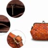 Gusti Borsa a tracolla in pelle Britney – Borsa da donna – Marrone-4