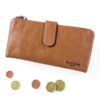 Portafoglio donna in pelle GUSTI 2A257 Nocciola porta carte RFID-1