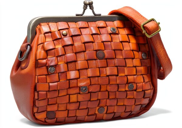 Gusti Borsa a tracolla in pelle Britney – Borsa da donna – Marrone-0