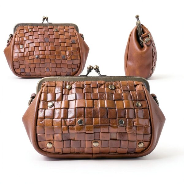Gusti Borsa a tracolla in pelle Britney – Borsa da donna – Marrone-3