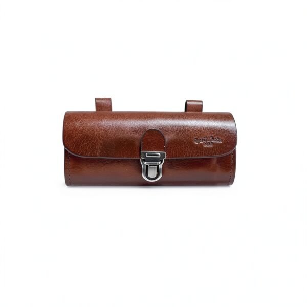 Gusti Fabrice P. Borsa da sella in pelle per manubrio, borsa per attrezzi, borsa in pelle vintage-3