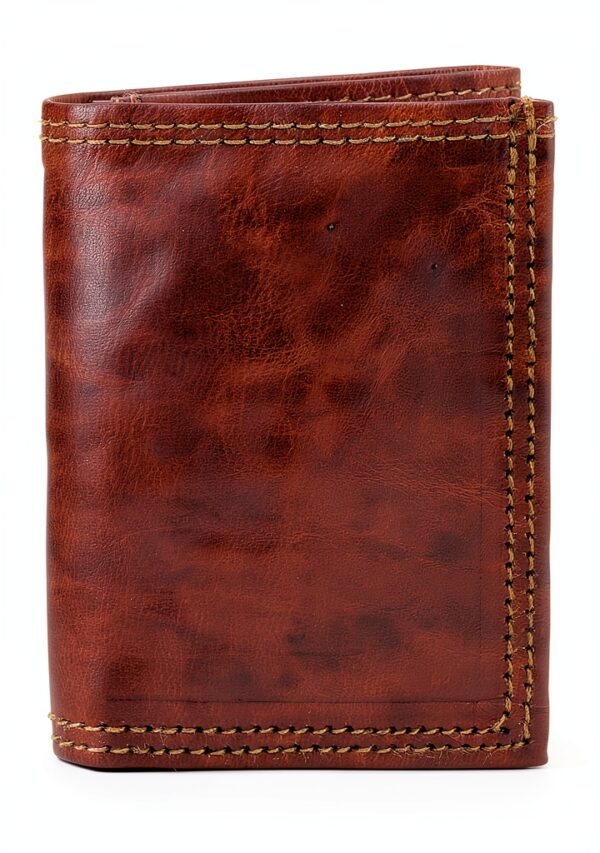 Portafoglio Gusti Leder in vera pelle marrone modello A144 unisex-3