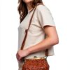 Gusti Borsa a tracolla in pelle Britney – Borsa da donna – Marrone-2