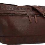 Borsa a tracolla in pelle Nyra vintage Cognac elegante e resistente-0