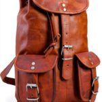 Gusti Zaino Vintage Marrone M30 in Pelle Vera Unisex Donna Uomo-0