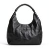 Borsa in pelle Gusti Giulia Shopper nera design vintage 36x24 cm-1