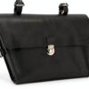 Borsa bici in pelle Gusti Borsa da telaio nera 2g143-26-25-L-6