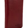 Gusti Beckett - Portafoglio in pelle da donna, stile vintage, rosso-4
