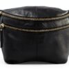 Marsupio in pelle Gusti Freya - Unisex, nero, modello 2G77-4