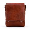 Borsa a spalla in pelle Gusti colby marrone unisex design vintage-5