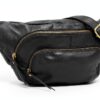 Gusti Marsupio in pelle, stile vintage, in pelle, Nero , taglia unica, Stile retr-1