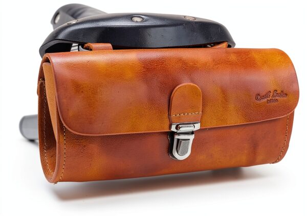 Gusti in pelle borsa da sella vintage marrone modello 2G82-20-72-7