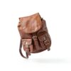 Gusti Zaino Vintage Marrone M30 in Pelle Vera Unisex Donna Uomo-1