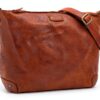 Borsa a tracolla Gusti Suzanne in pelle vintage cognac donna-7