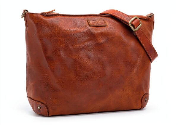 Borsa a tracolla Gusti Suzanne in pelle vintage cognac donna-7