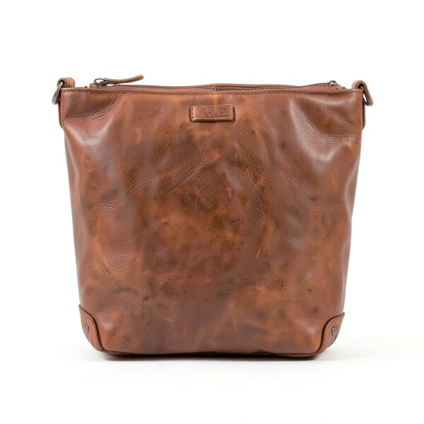 Borsa a tracolla Gusti Suzanne in pelle vintage cognac donna-3