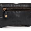Gusti Portafoglio in pelle – Erth portafogli porta carte portachiavi portachiavi uomo donna nero pelle, Nero , 12 x 8 x 1 cm-6