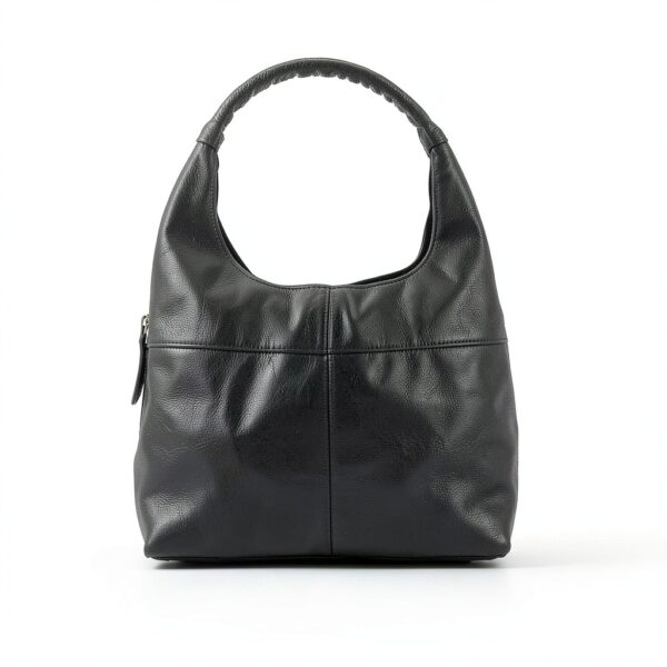 Borsa in pelle Gusti Giulia Shopper nera design vintage 36x24 cm-3