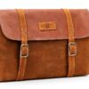 Gusti Borsa in pelle – Rodney beauty case per uomo e donna marrone & tela-4