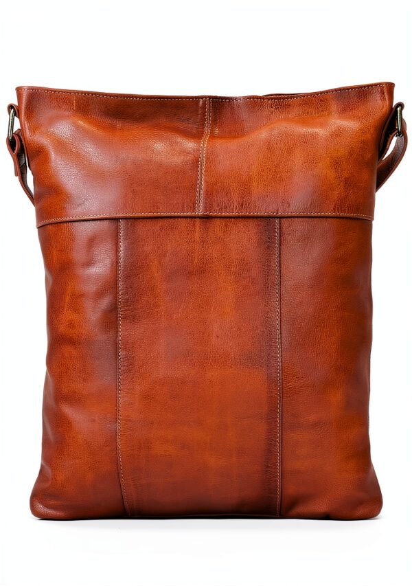 Borsa a tracolla in pelle Maola Gusti marrone donna-1