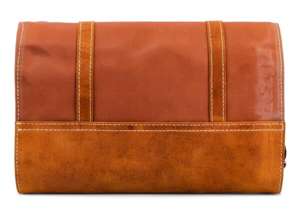 Gusti Borsa in pelle – Rodney beauty case per uomo e donna marrone & tela-3