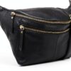 Marsupio in pelle Gusti Freya - Unisex, nero, modello 2G77-3