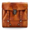 Gusti in pelle borsa da sella vintage marrone modello 2G82-20-72-5