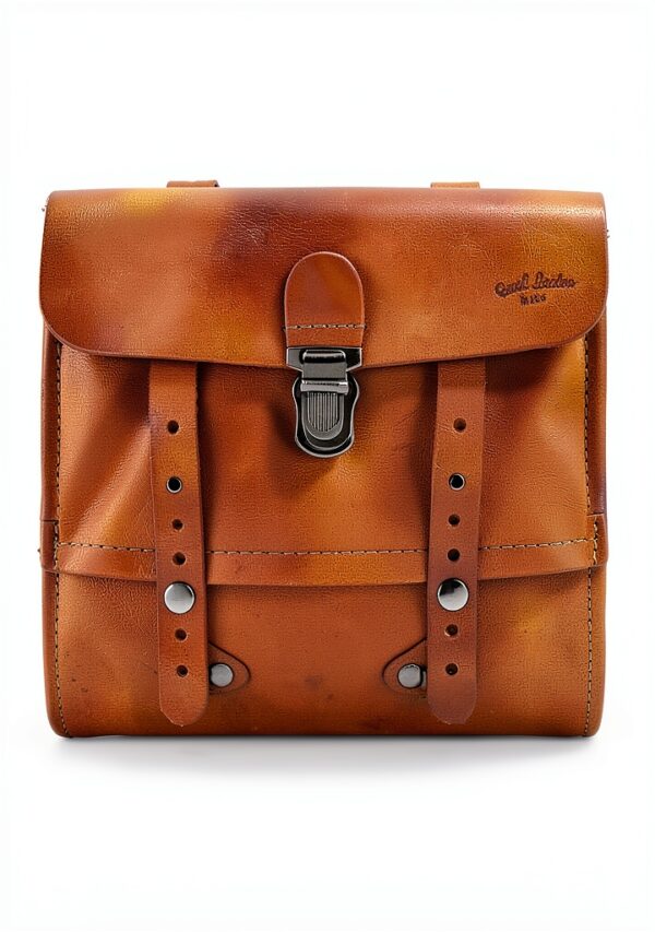 Gusti in pelle borsa da sella vintage marrone modello 2G82-20-72-5