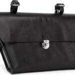 Borsa bici in pelle Gusti Borsa da telaio nera 2g143-26-25-L-0