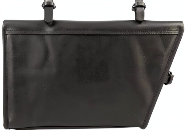 Borsa bici in pelle Gusti Borsa da telaio nera 2g143-26-25-L-5