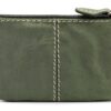 Portachiavi in pelle Gusti Rook blu pelle premium compatto 11x7 cm-6