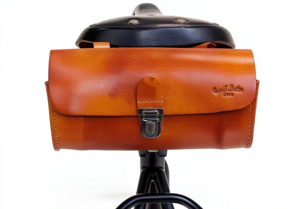 Gusti in pelle borsa da sella vintage marrone modello 2G82-20-72-4
