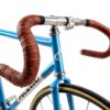 Nastro manubrio Gusti Fausto C. in pelle marrone 200 cm tappi sughero-1