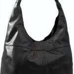 Borsa in pelle Gusti Giulia Shopper nera design vintage 36x24 cm-0