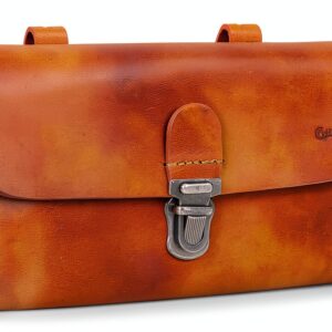 Gusti in pelle borsa da sella vintage marrone modello 2G82-20-72-0