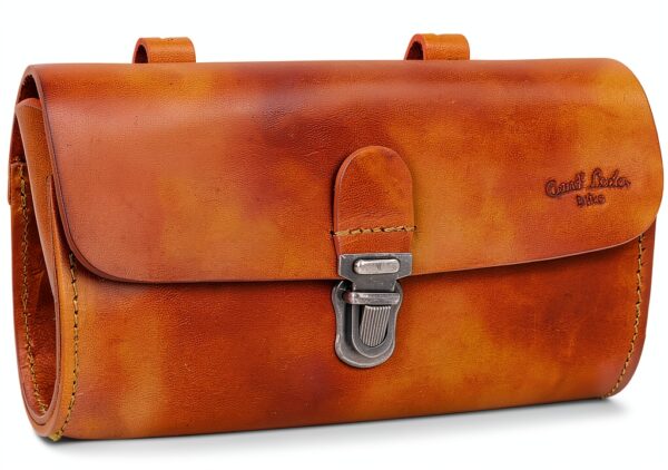 Gusti in pelle borsa da sella vintage marrone modello 2G82-20-72-0