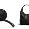 Borsa in pelle Gusti Giulia Shopper nera design vintage 36x24 cm-4