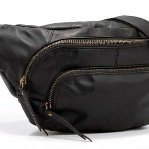 Gusti Marsupio in pelle, stile vintage, in pelle, Nero , taglia unica, Stile retr-0