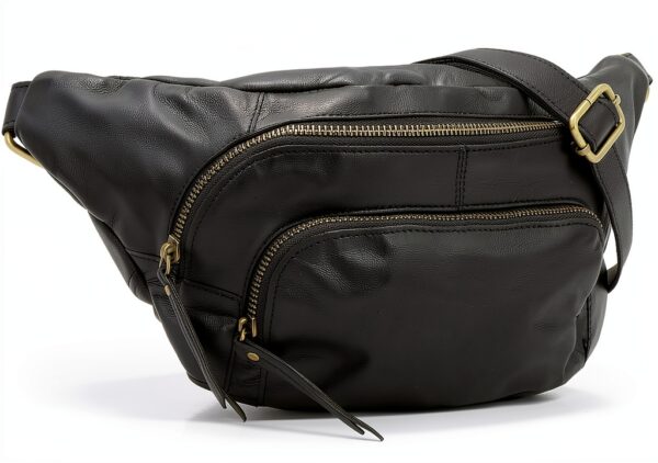 Gusti Marsupio in pelle, stile vintage, in pelle, Nero , taglia unica, Stile retr-0