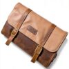 Gusti Borsa in pelle – Rodney beauty case per uomo e donna marrone & tela-2