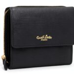 Portafoglio in pelle Gusti Brigitta Nero Saffiano Donna Taglia unica-0