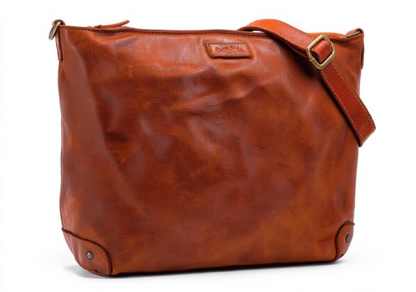 Borsa a tracolla Gusti Suzanne in pelle vintage cognac donna-0