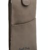 Gusti Leder Portaocchiali grigio – custodia in pelle vegana, vintage-3