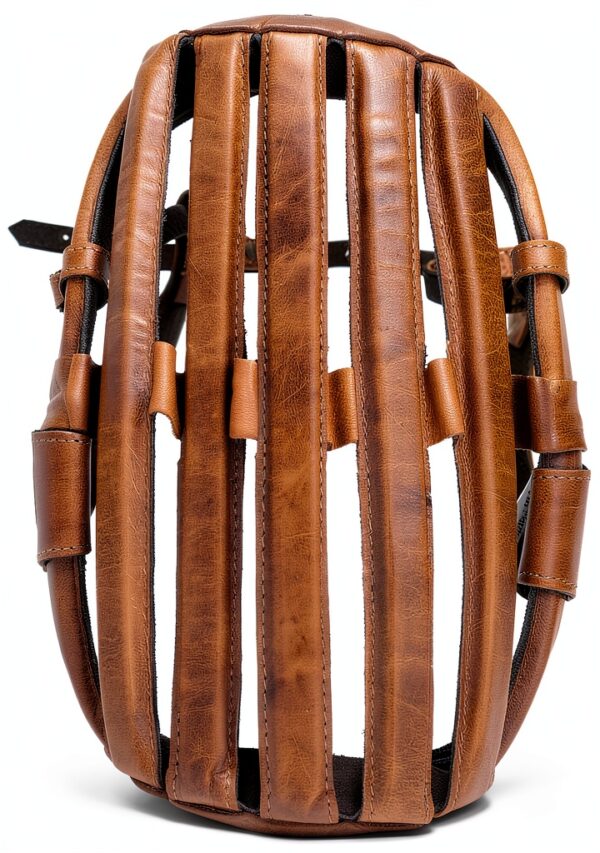 Accessorio per Bicicletta Gusti in Pelle Vintage Marrone 56‑57 cm-1